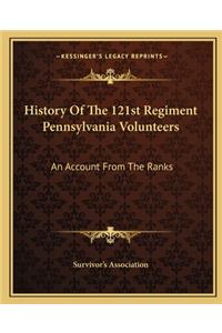 History of the 121st Regiment Pennsylvania Volunteers