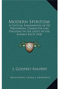 Modern Spiritism