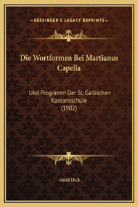 Die Wortformen Bei Martianus Capella