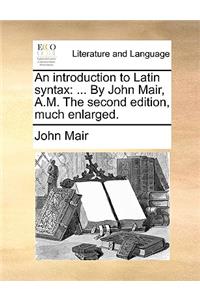 An Introduction to Latin Syntax