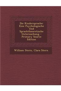 Die Kindersprache