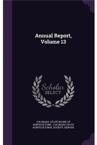Annual Report, Volume 13