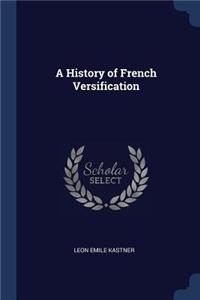 A History of French Versification