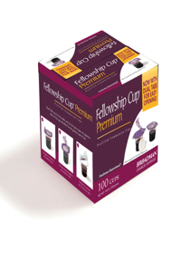 Fellowship Cup(r) Premium - Prefilled Communion Cups (100 Count)