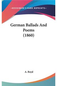 German Ballads and Poems (1860)