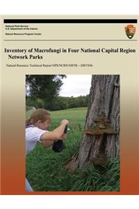 Inventory of Macrofungi in Four National Capital Region Network Parks