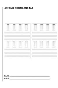4 String Chord And Tab