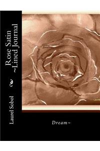 Rose Satin Lined Journal