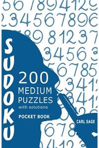 Sudoku 200 Medium Puzzles With Solutions