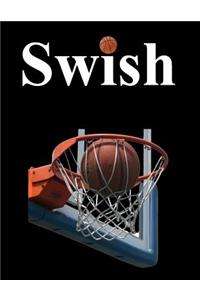 Swish College Ruled Notebook-White TR-Black