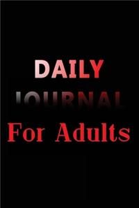 Daily Journal For Adults