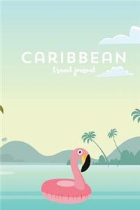 Caribbean travel journal - Diary. Gift for Traveler. Wanderlust. Notebook