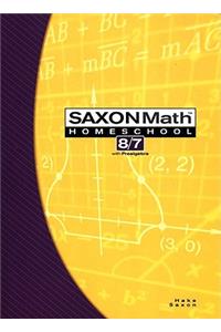 Saxon Math Homeschool 8/7