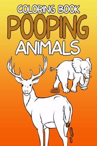 Pooping Animals Coloring Book