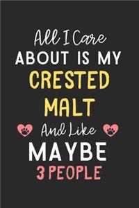 All I care about is my Crested Malt and like maybe 3 people