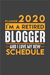 Planner 2020 for retired BLOGGER