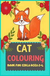 Cat Colouring Book For Girls Ages 2-4