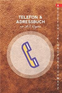 Telefon & Adressbuch mit A-Z Register