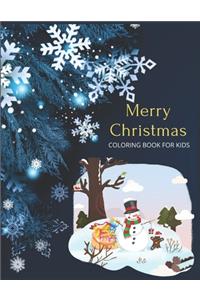 Merry Christmas Coloring Book For Kids