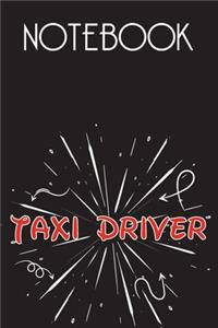 TAXI DRIVER Notebook, Simple Design