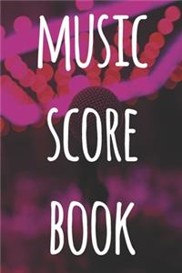 Music Score Book