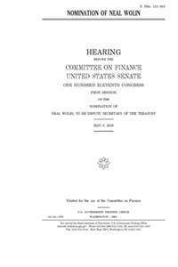 Nomination of Neal Wolin