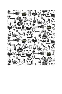 Awesome Halloween Doodle 120 Page Notebook Lined Journal for Ghost Lovers
