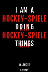 Kalender für Hockey-Spieler / Hockey-Spielerin