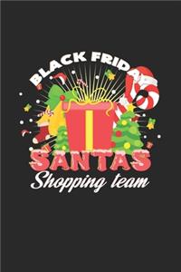 Black friday santas shopping team