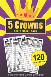 5 Crowns Score Sheet Book