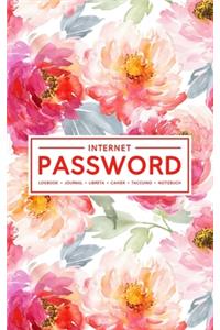 Internet Password Logbook - Journal - Libreta - Cahier - Taccuino - Notizbuch