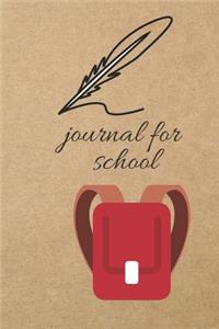 Journal for School