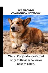 Welsh Corgi Composition Notebook