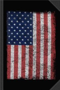 Distressed Us Flag Journal Notebook