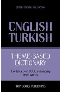 Theme-based dictionary British English-Turkish - 9000 words