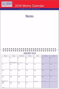 ESSENTIAL MEMO CALENDAR P A3 2019