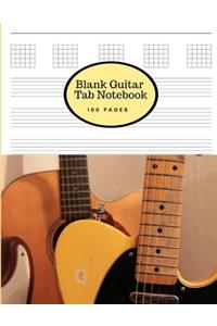 Blank Guitar Tab Notebook