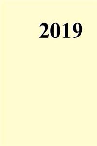 2019 Journal Cream White Color Simple Plain Cream
