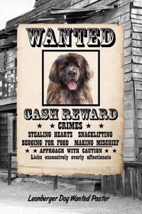 Leonberger Dog Wanted Poster