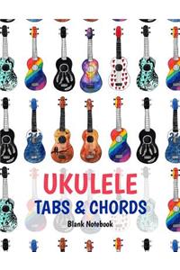 Ukulele Tabs & Chords Blank Notebook