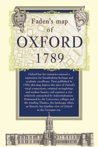 Map of Oxford, 1789 (Historical Map)