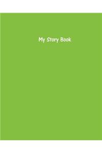 My Story Book - Create Your Own Picture Book with Lime Green Cover