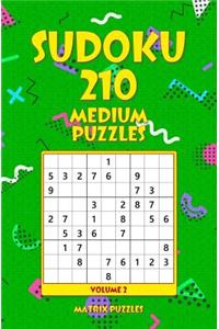 SUDOKU 210 Medium Puzzles