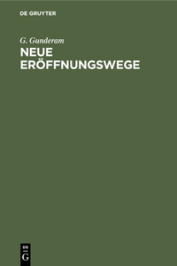 Neue Eröffnungswege