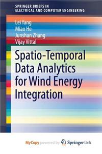 Spatio-Temporal Data Analytics for Wind Energy Integration