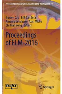 Proceedings of Elm-2016