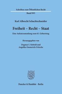 Freiheit - Recht - Staat