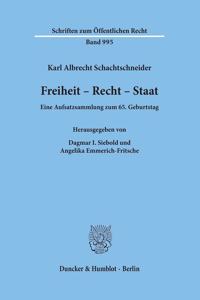 Freiheit - Recht - Staat