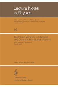 Stochastic Behavior in Classical and Quantum Hamiltonian Systems