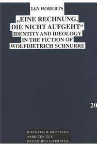 «Eine Rechnung, Die Nicht Aufgeht»